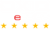 OXID eSales Bewertungssiegel mit fünf Sternen